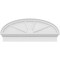 Ekena Millwork Elliptical 4 Spoke Architectural Grade PVC Combination Pediment, 38"W x 16-3/8"H x 2-3/4"P PEDPC038X165ELL04 - alternate 2